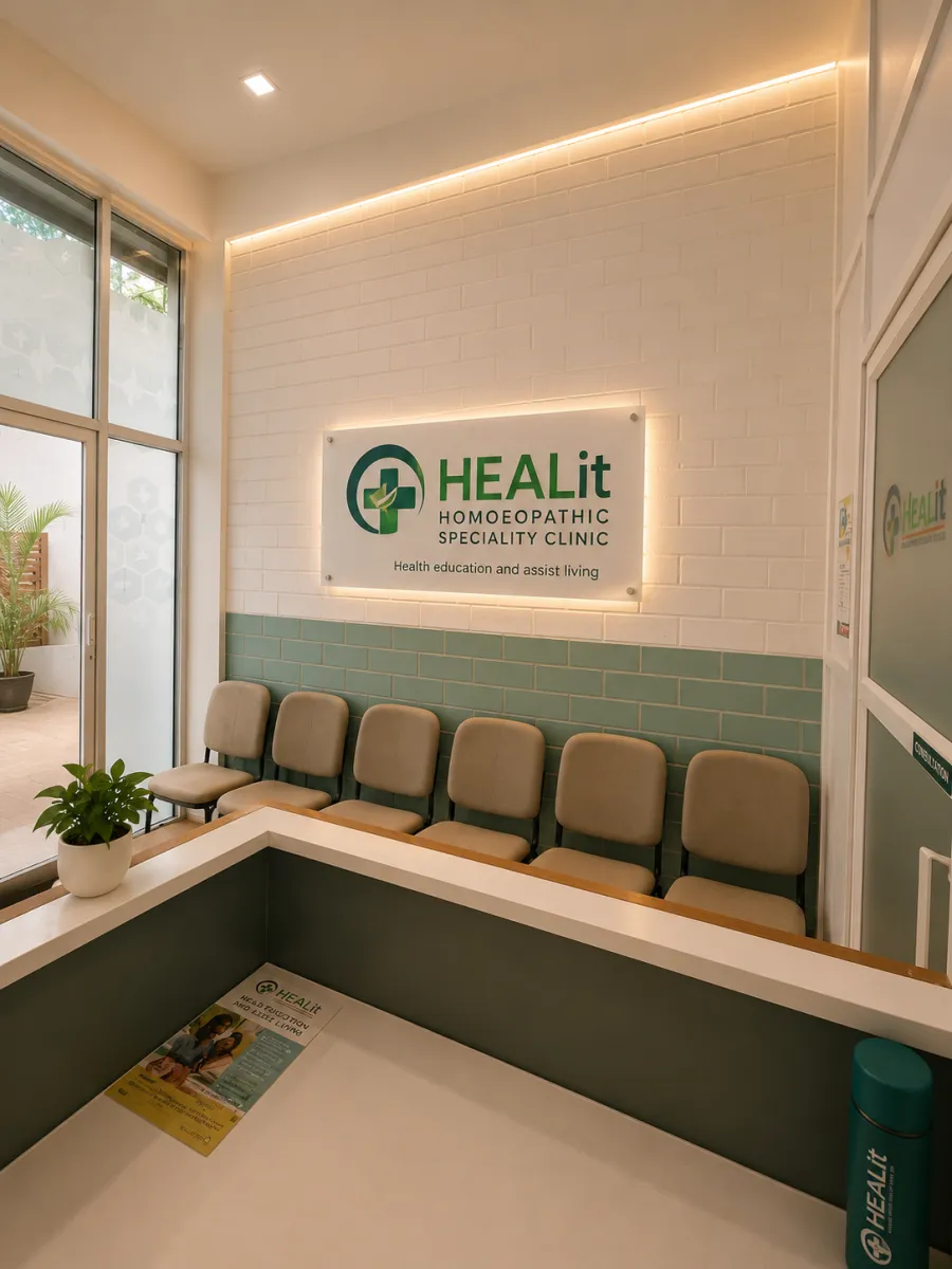 Healit Clinic Interior - Modern Pharmacy and Consultation Room in Chungathara