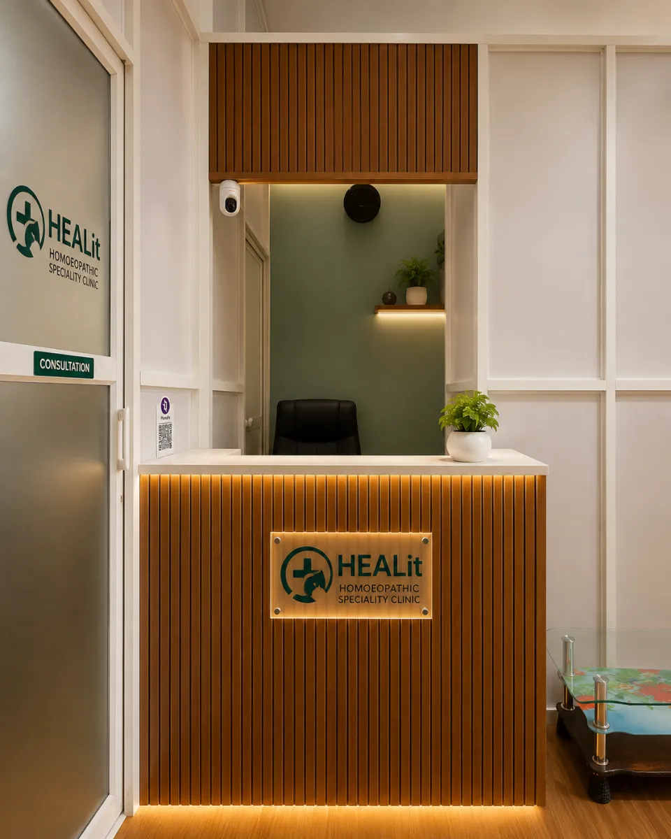 Reception - Healit Homoeopathic Speciality Clinic Gallery
